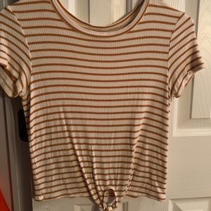 striped american eagle shirt